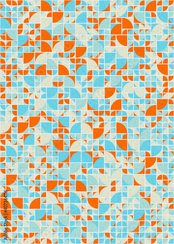 Wallpaper Mural Abstract Geometric Pattern generative computational art illustration Torontodigital.ca