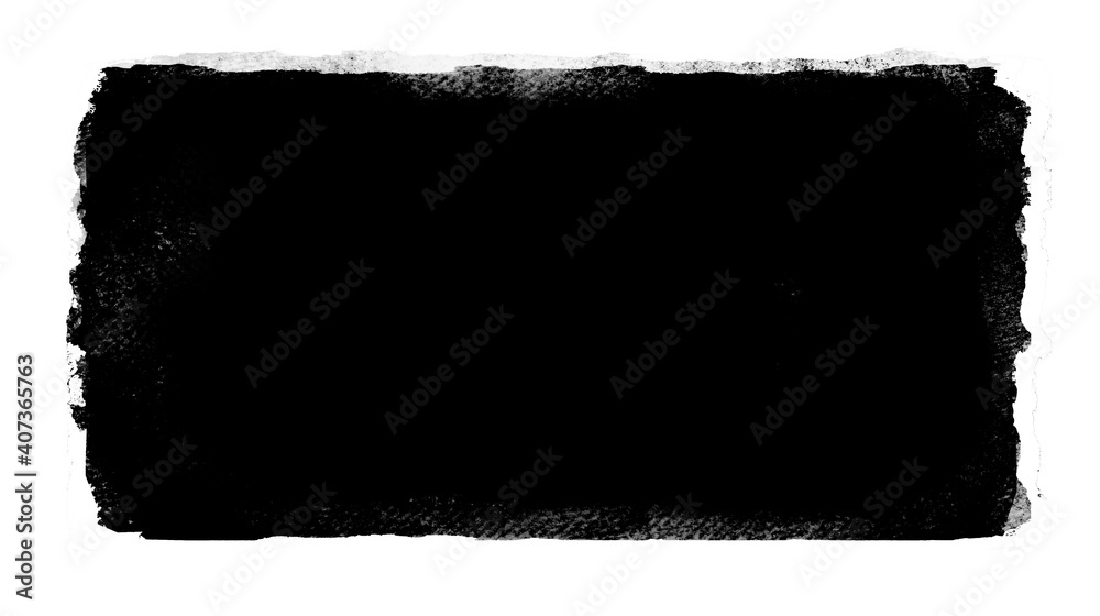 Watercolor rectangle background isolated on white Watercolor rectangle background isolated on white