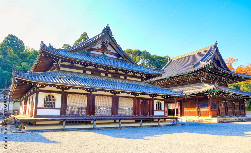 京都、泉涌寺の風景