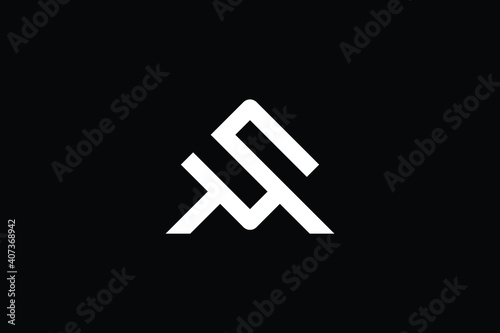 SM logo letter design on luxury background. MS logo monogram initials letter concept. SM icon logo design. MS elegant and Professional letter icon design on black background. M S SM MS