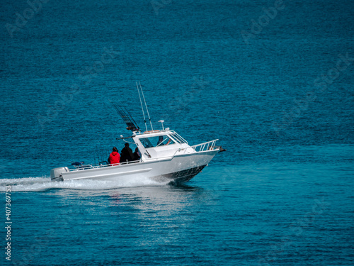 Speeding Fishing Boat