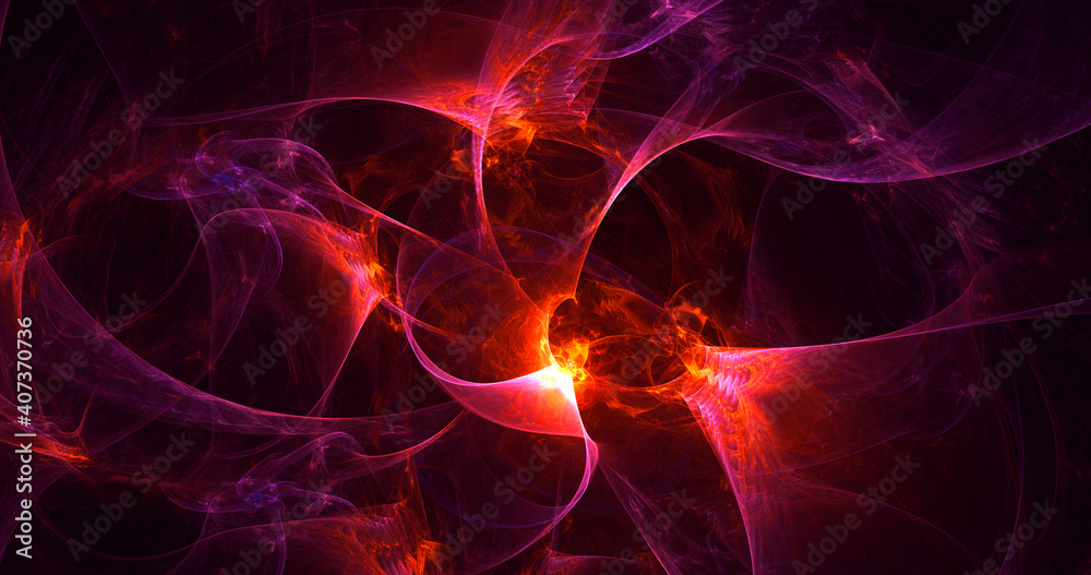 3D rendering abstract multicolor fractal light background 3D rendering abstract multicolor fractal light background
