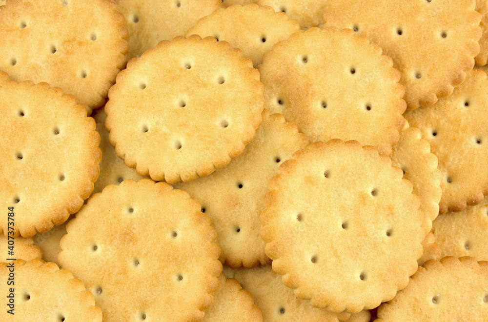 Cookies, Saltine cracker, Crispy cracker, background Cookies, Saltine cracker, Crispy cracker, background