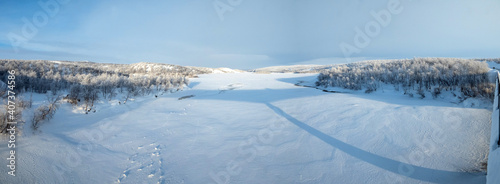 Fluss Mohkkenjavvi, Kautokeino, Norwegen photo