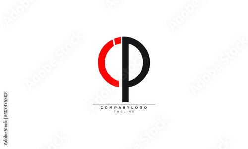 IP Abstract initial monogram letter alphabet logo design
