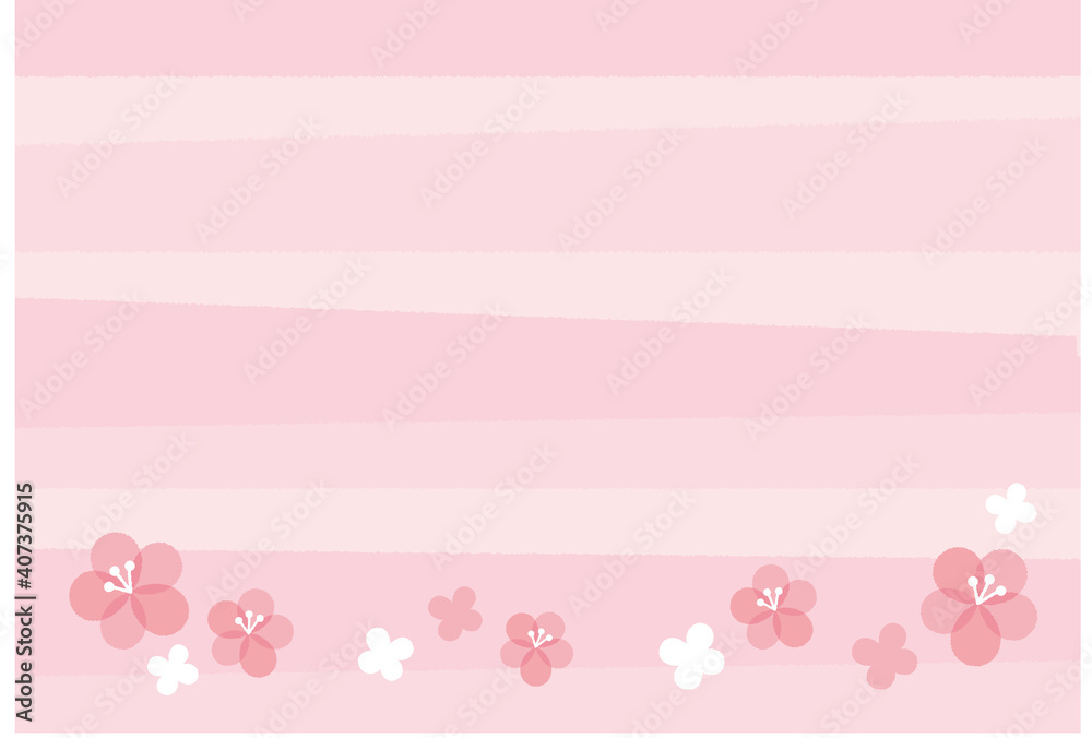 ピンクのお花の背景