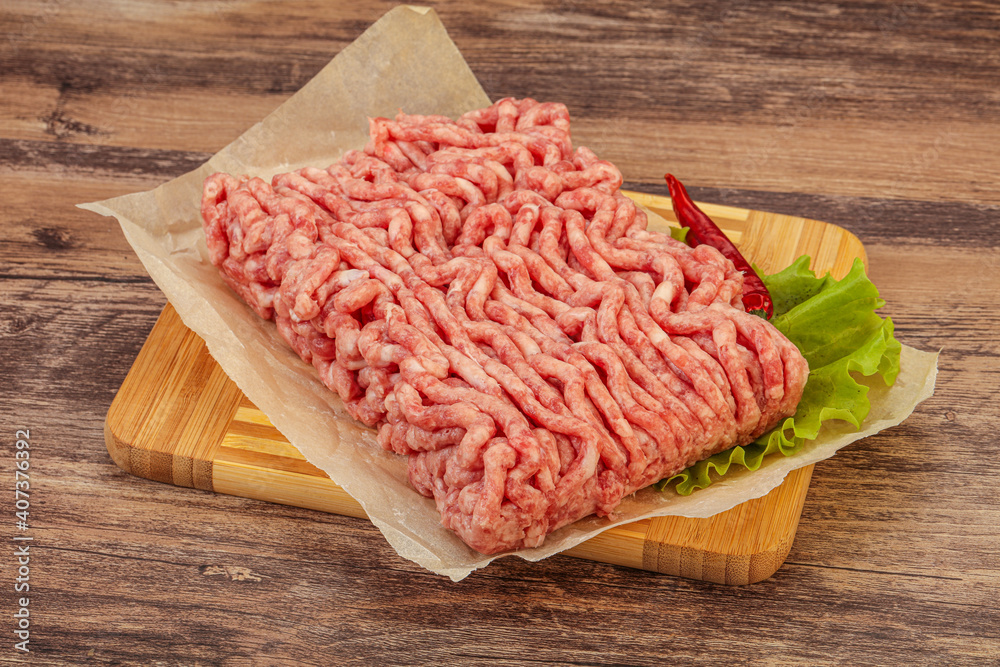 Minced meat - pork and beef Minced meat - pork and beef