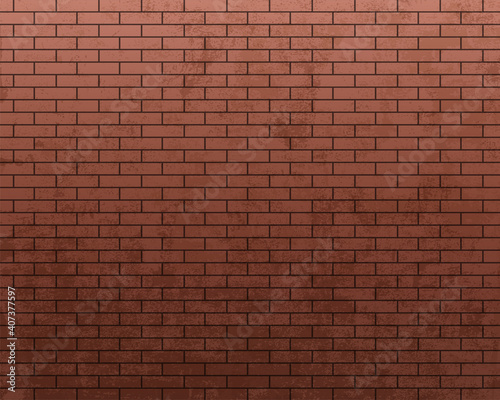 Red brick wall. Textured background with a pattern.