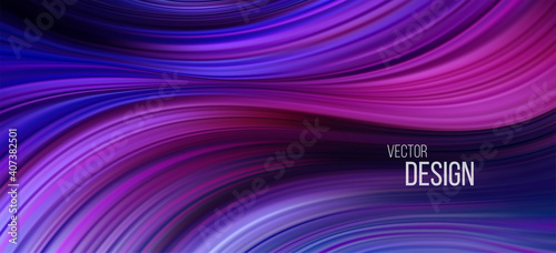 Full color flow wave trendy background. Background for presentation, brochure, booklet, poster. Vector illustration