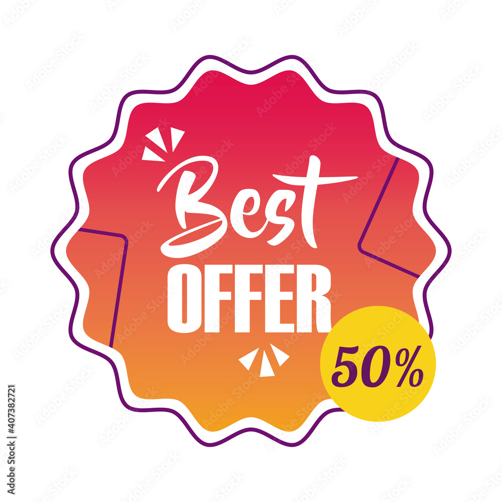 best offer in seal stamp vector design