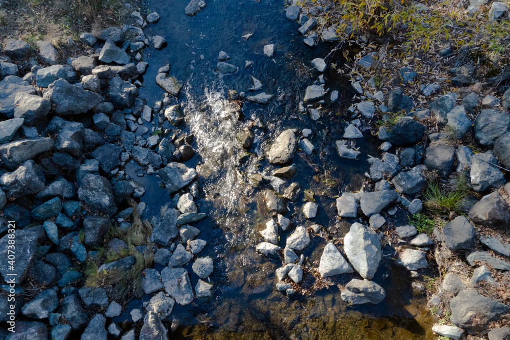 Creek Flowing Through Rocks Creek Flowing Through Rocks