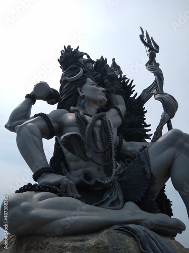 Lord Siva sculpture, Aazhimala Siva Temple Thiruvananthapuram Kerala