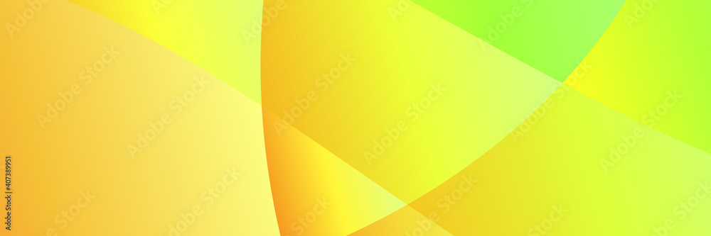 Long banner Abstract sour lemon colors gradient background, fluid organic shape effect. Modern pattern. Vector backdrop for design