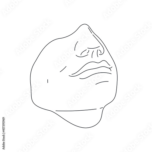 Greek god lips mask