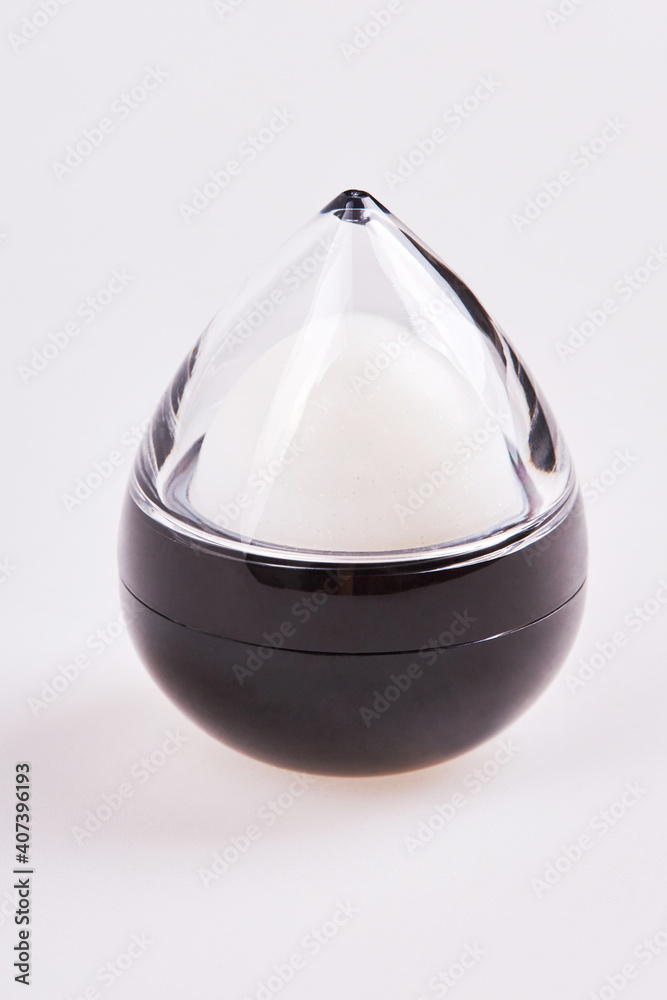 Moisturising lip balm isolated on white background. Hygienic lipstick balm Moisturising lip balm isolated on white background. Hygienic lipstick balm