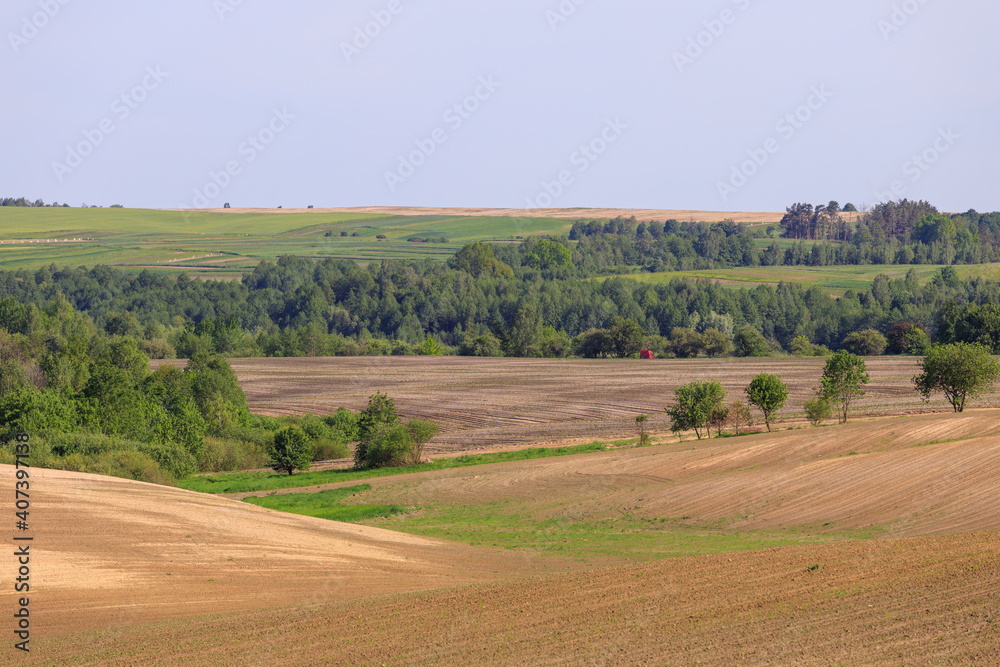 plowed field zhytomyr region ukraine