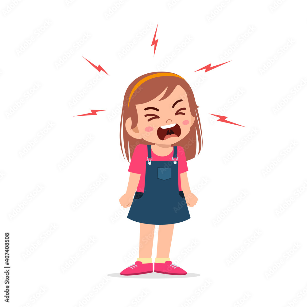 little girl tantrum and scream very loud little girl tantrum and scream very loud