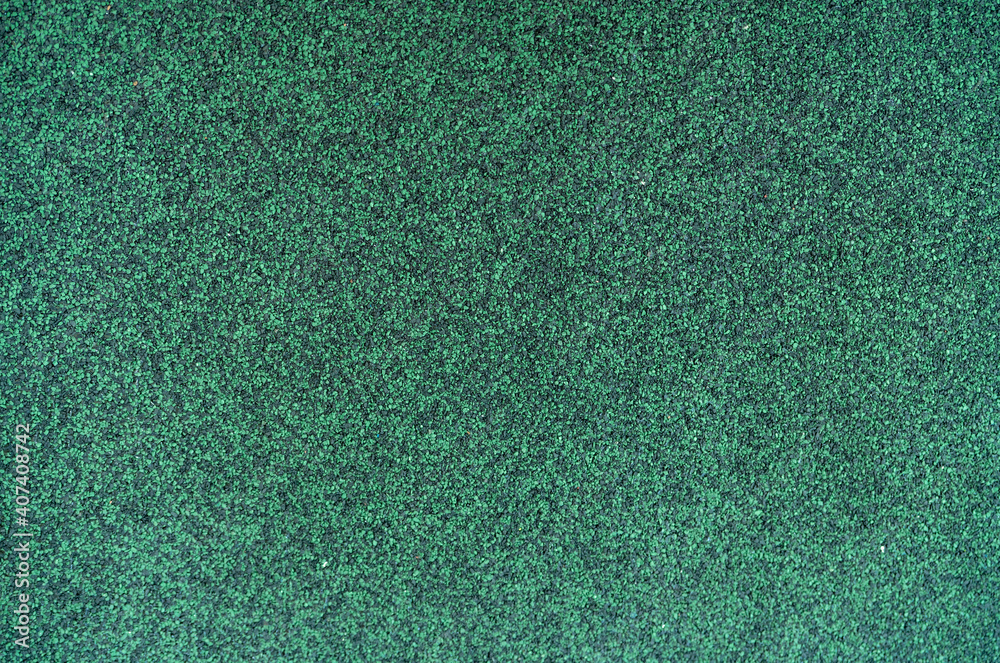 Hunter green color shingle roof texture background. Roofing material