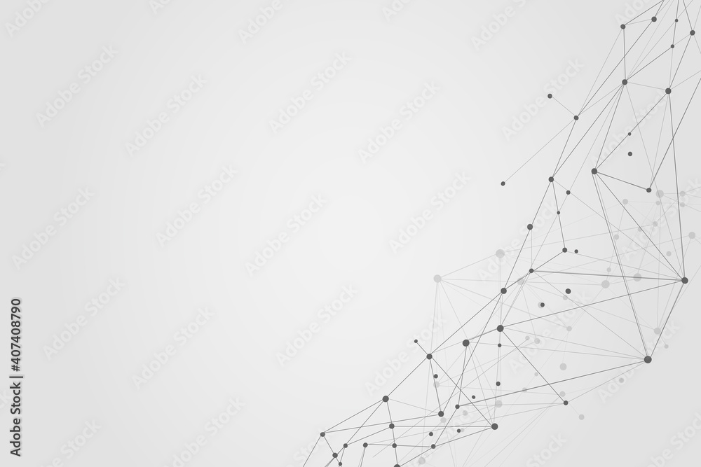 Abstract connecting dots, Polygonal background, technology design, vector illustration Abstract connecting dots, Polygonal background, technology design, vector illustration