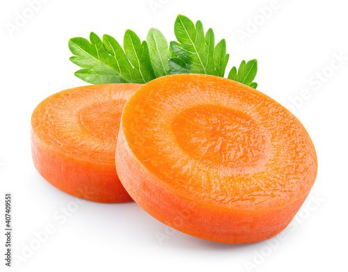 Billede på lærred Carrot slice