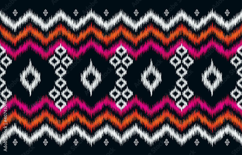 Abstract oriental ethnic pattern traditional background design for wallpaper, fabric, textile, carpet, batik. Embroidery style. Vector Abstract oriental ethnic pattern traditional background design for wallpaper, fabric, textile, carpet, batik. Embroidery style. Vector