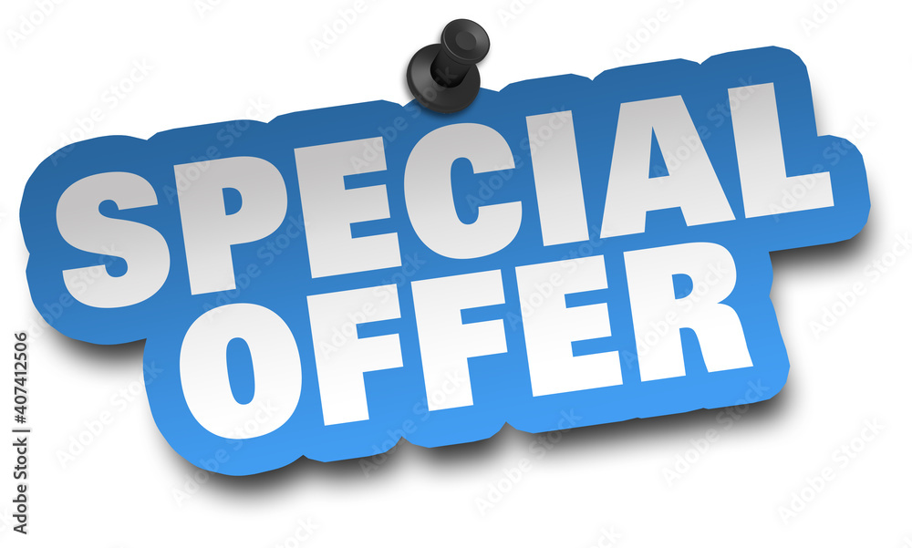 special offer concept 3d illustration isolated special offer concept 3d illustration isolated
