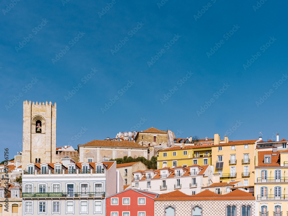 Lisbon Views | Architecture Travel Photography Print Portugal | Colorful Pastel Art
