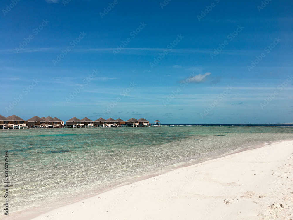 Beautiful view on Maldives