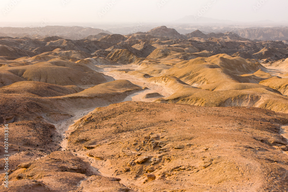Fototapeta premium Paisaje lunar Swakopmund Desierto Namib Namibia