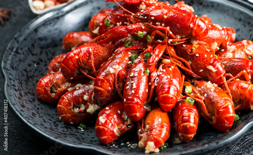Asian gourmet crayfish