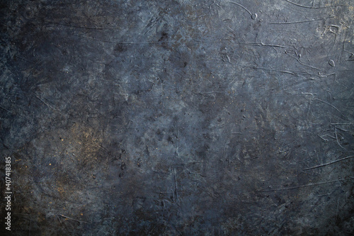 Blue grunge textured backdrop