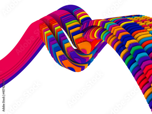 Colorful Digital Wave