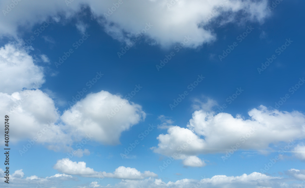 Outdoor high definition blue sky and white clouds background material Outdoor high definition blue sky and white clouds background material
