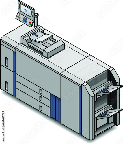 A medium-sized digital press/copier/scanner/printer/publisher.