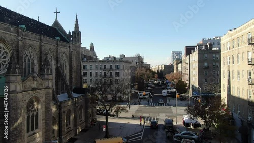 New York, NY, USA - February 15, 2020 : Washington Heights in Upper Manhattan, New York City.  photo