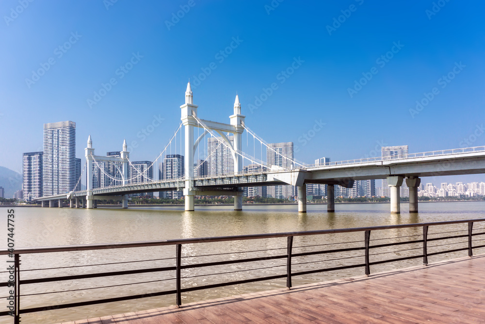 Zhuhai Baishi Bridge architectural landscape
