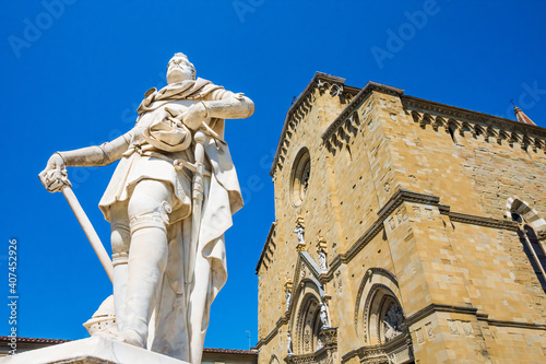 Tuscany - Italy: Arezzo Cathedral (Cattedrale di Ss. Donato e Pietro). It's a Roman Catholic cathedral in the city of Arezzo in Tuscany, Italy. photo