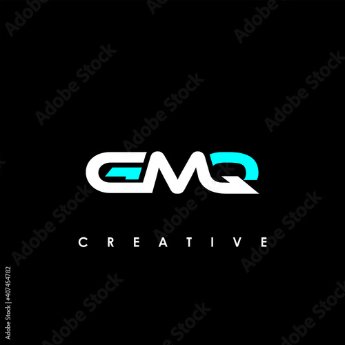 GMQ Letter Initial Logo Design Template Vector Illustration 