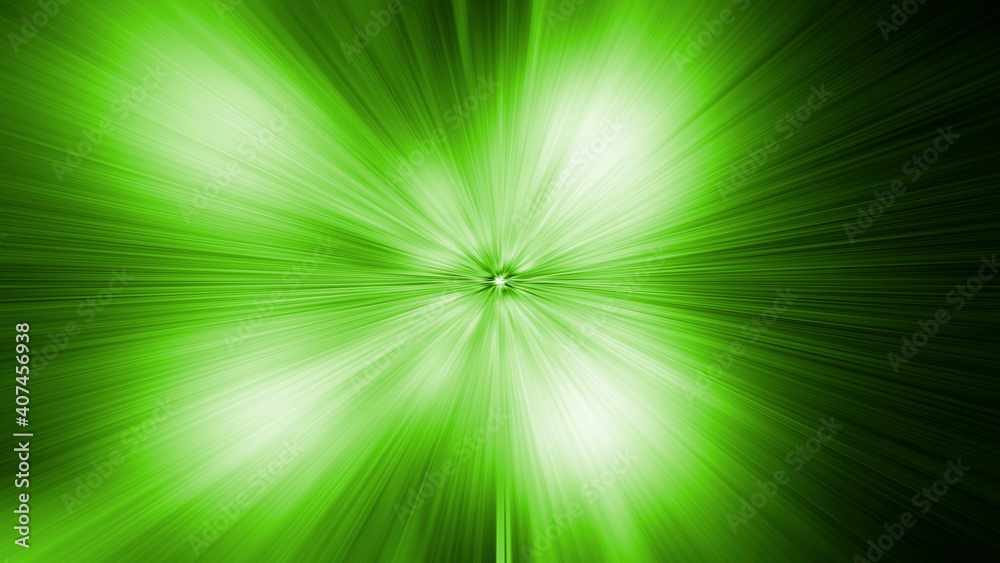 Green fractal design concept illustration Green fractal design concept illustration