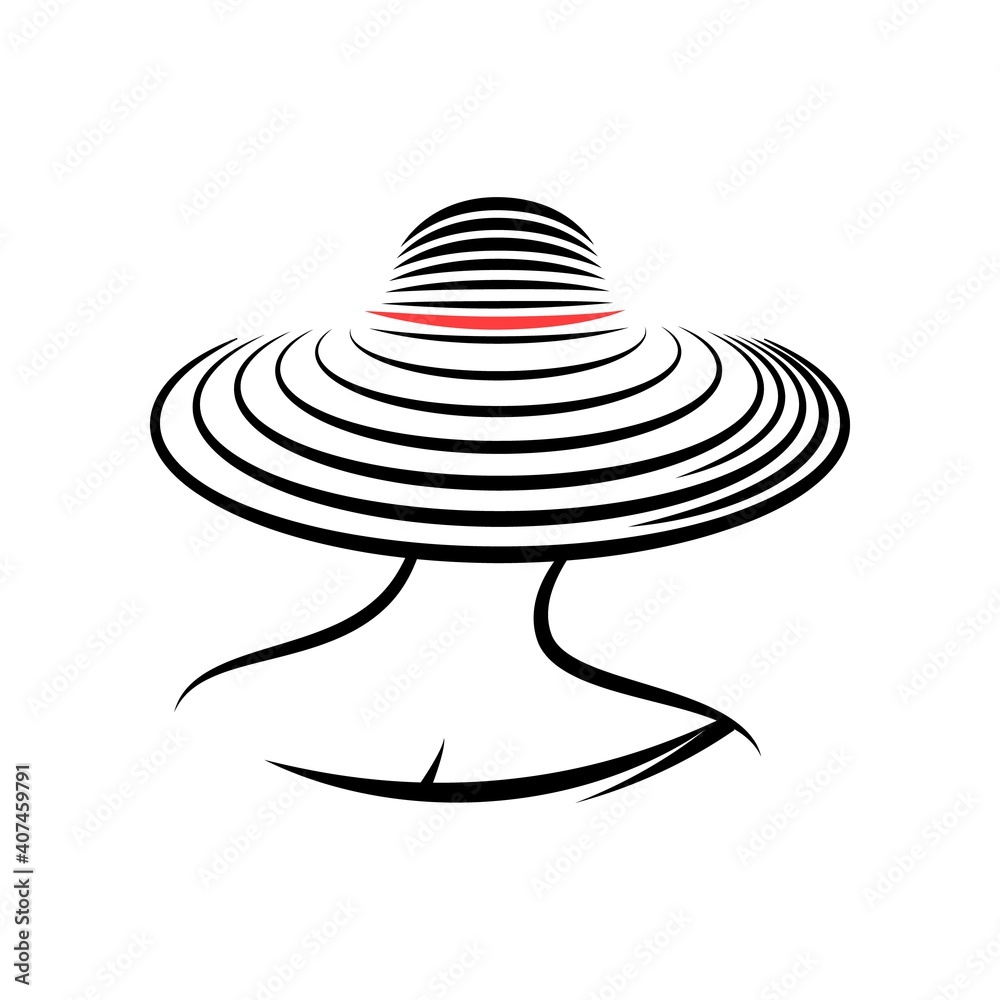 Woman in a hat Woman in a hat