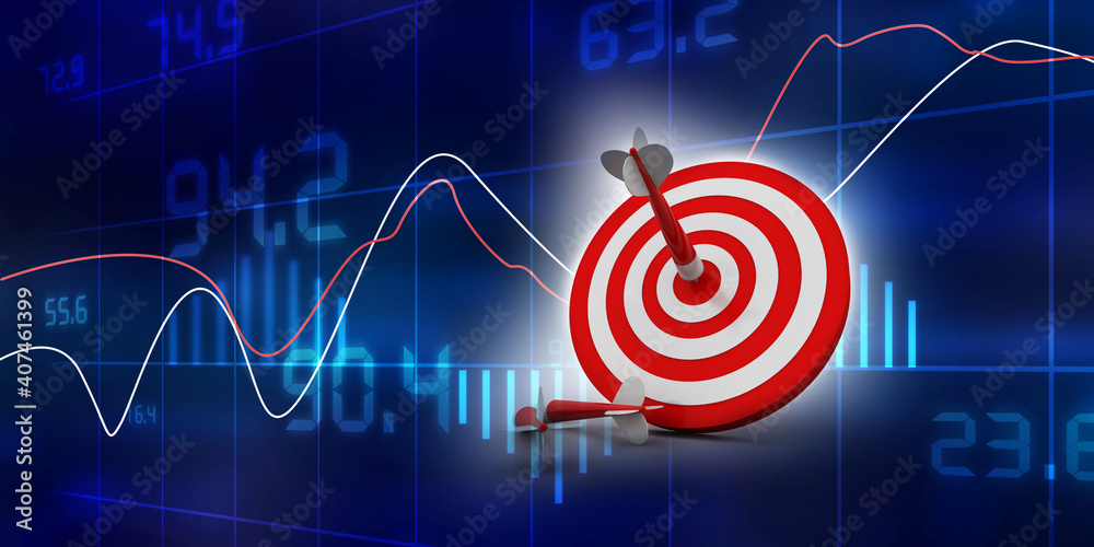 3d illustration target with arrows
3d illustration target with arrows