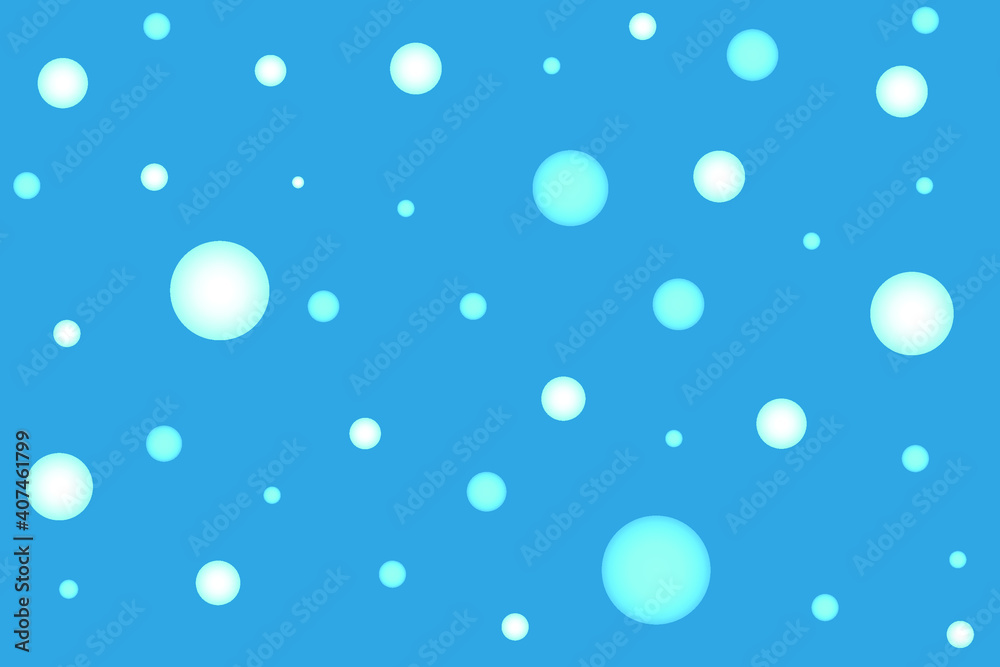 Memphis style polka dots on blue background. Memphis style polka dots on blue background.