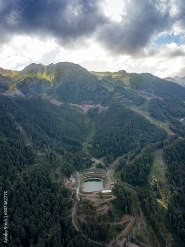 view from the mountain