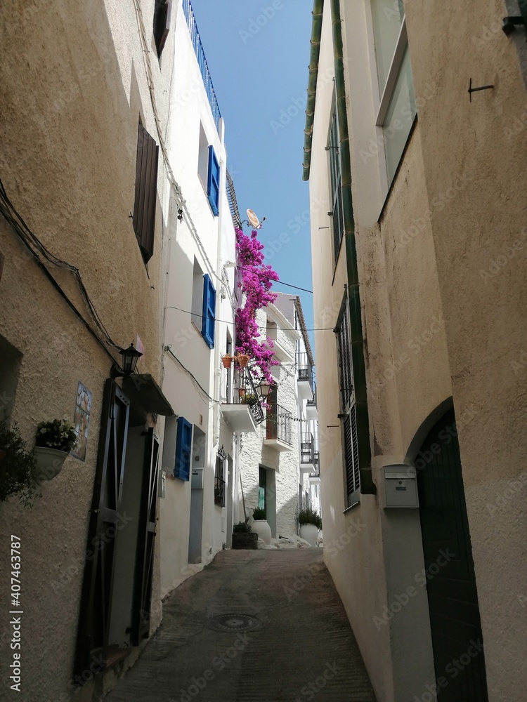 Obraz premium ruelle blanche