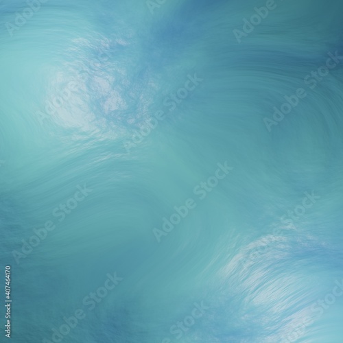 swimming on a calm blue paint like water