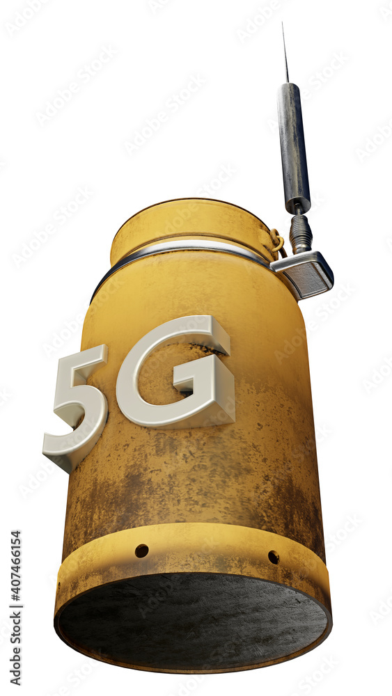 5G - Konzept: Netzwerk der nächsten Generation in der Landwirtschaft