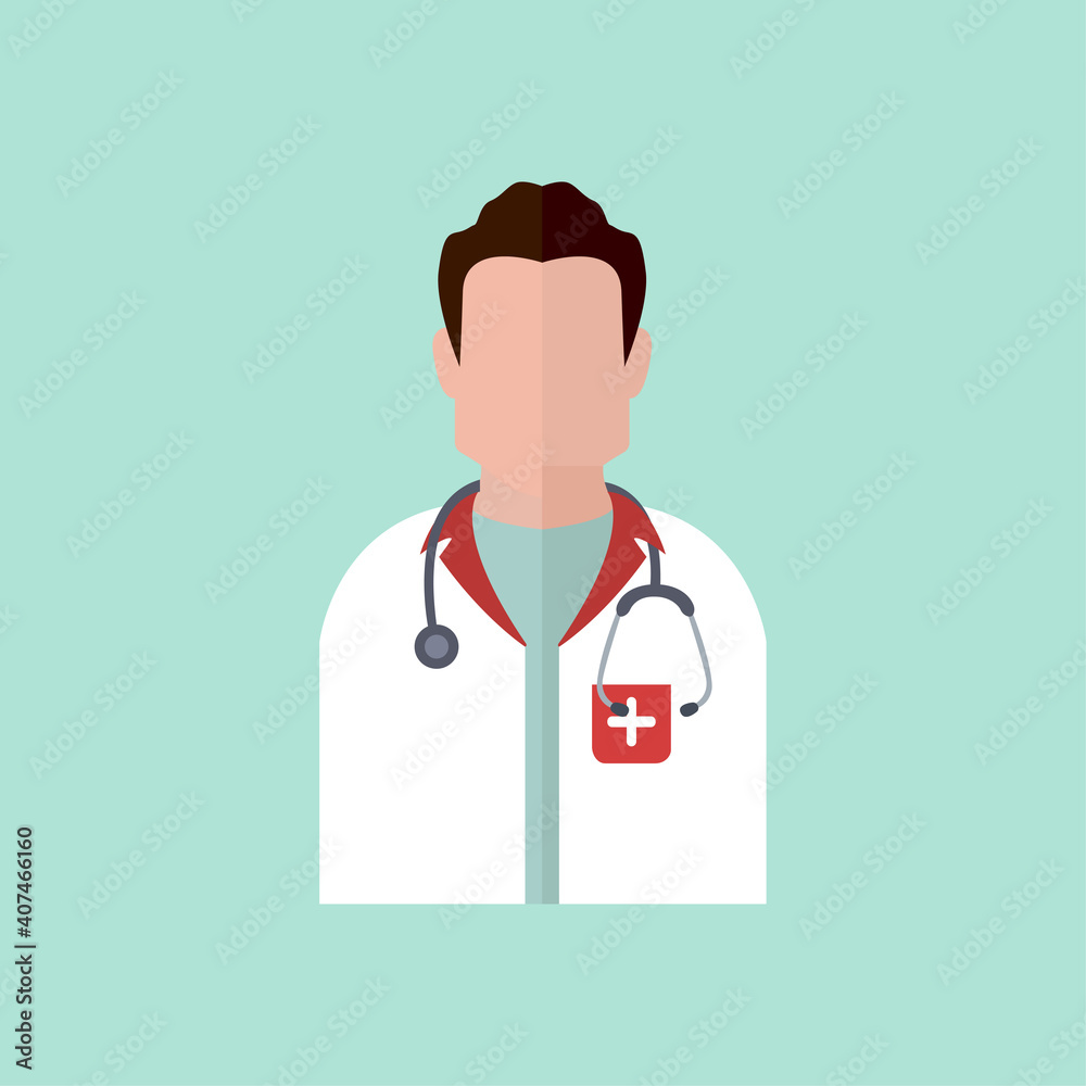 Fototapeta premium doctor, doctor icon, vector illustration
