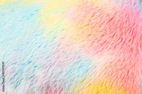 image of rainbow plush background  photo