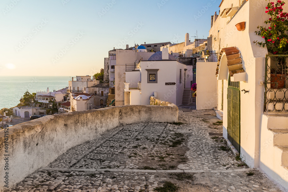The Old Town Of Peschici Small Picturesque Village In The Gargano the-old-town-of-peschici-small-picturesque-village-in-the-gargano