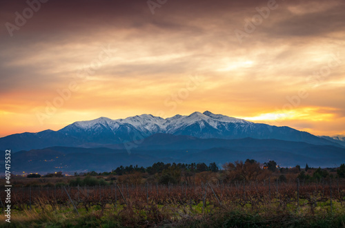 Mont Canigou Occitanie France.